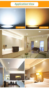 Kaguyahime 10 PCS LED Downlight 3W 5W 7W 12W 18W High Bright Downlights AC 110V 220V Round Recessed Panel Light LED Spot Lighting