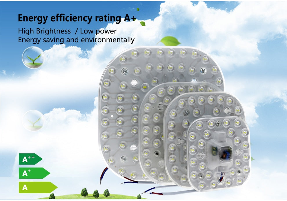 LED Panel Downlight AC220V 12W 18W 24W 36W 2835 SMD High Brightness LED Module Lighting Source for Ceiling Lamps Indoor Lighting