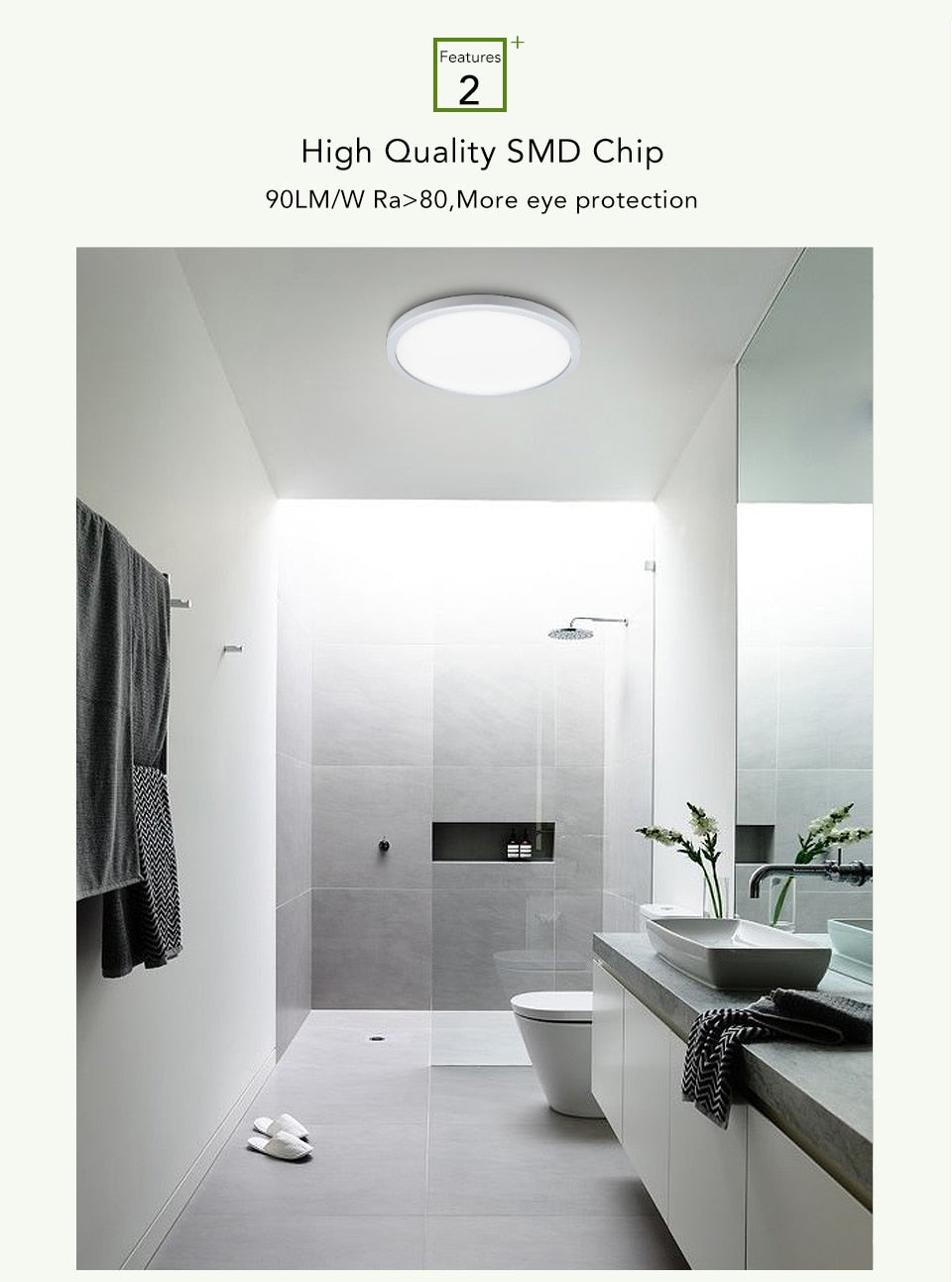 Living Room lights LED Ceiling Lamp Ultra-thin Cold White 9W 13W 18W 24W lighting fixture Ceiling Lights for Bedroom and kitchen