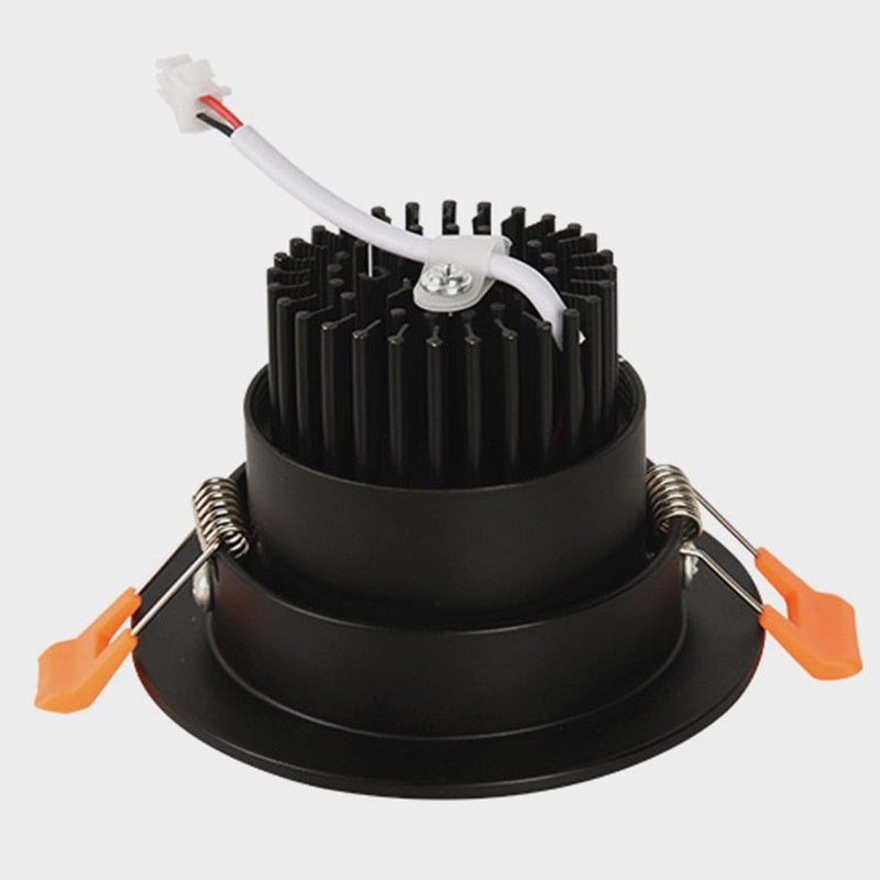 Circular Dimmable Recessed LED Downlights 7W 9W 12W 15W COB LED Ceiling Spot Lights AC110-240V LED Ceiling Lamps Indoor Lighting