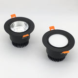 Circular Dimmable Recessed LED Downlights 7W 9W 12W 15W COB LED Ceiling Spot Lights AC110-240V LED Ceiling Lamps Indoor Lighting