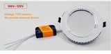 Led Downlight 3W 5W 7W 9W 12W 15W 18W AC 220V 230V 110V Ceiling Bathroom Lamps Living Room Light Home Indoor Lighting