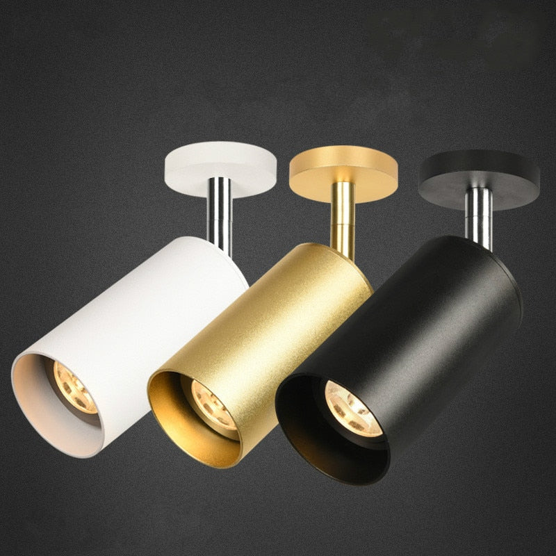 LED Downlight Dimmable 7W 10W 12W 10 PCS COB surface mounted Spot lights Led Ceiling Spot Light AC85-265V For Clothing Shop