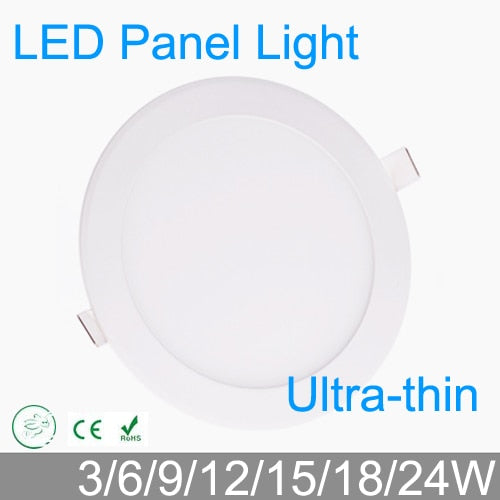 LED grid downlight 3W 4W 6W 9W 12W 15W 18W 24W round LED panel ceiling panel light fixtures lamp for bathroom luminaire