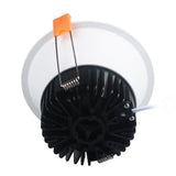 White Ceiling LED Recessed Downlight 7W 12W 18W Dimmable Spot Down Light Aluminum AC Kitchen Lamp COB Foyer Lighting Round Lamp