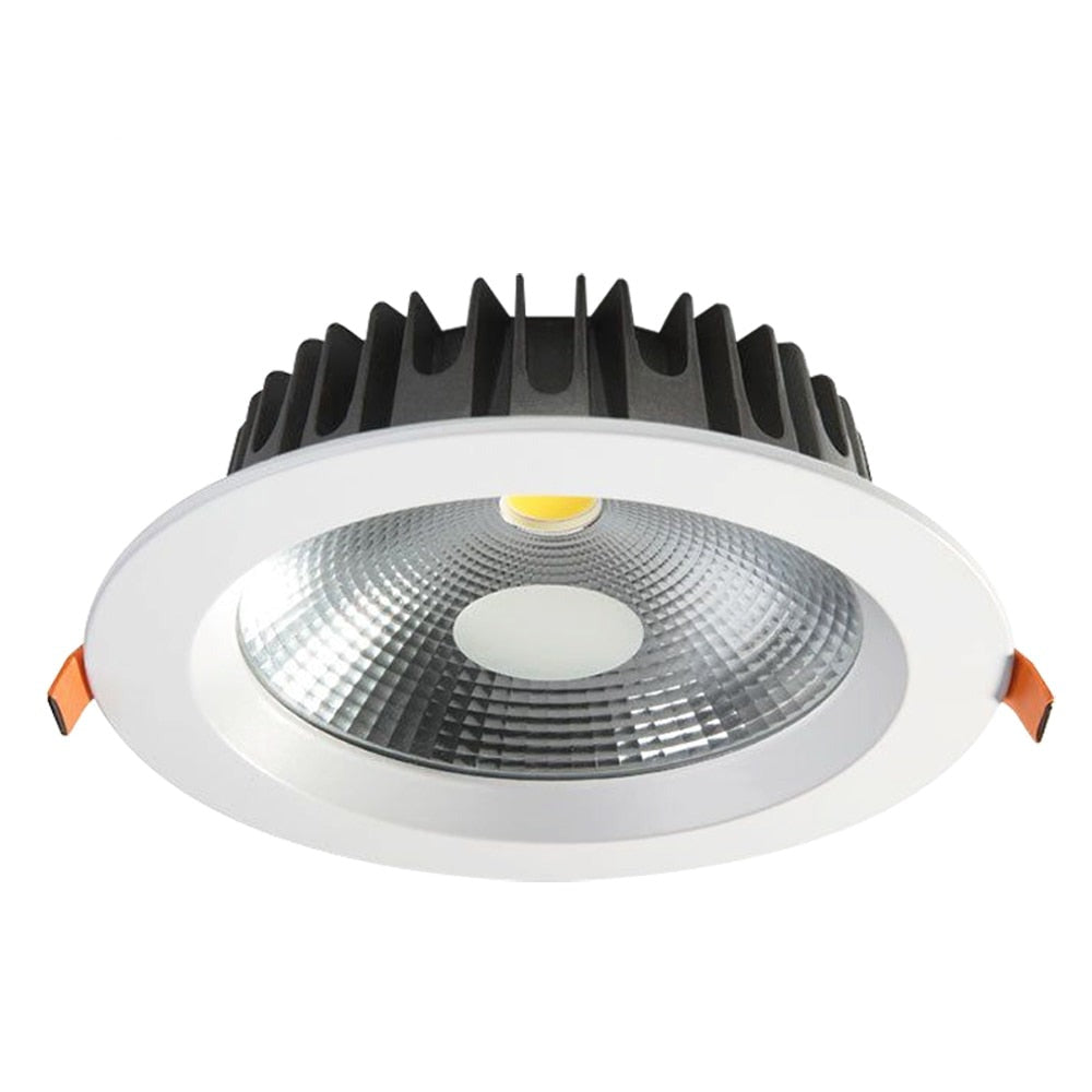 Downlight LED 7W 12W 20W 30W 40W 85-265V Dimmable LED Recessed COB Ceiling Down Lights Bathroom Kitchen Spot Lighting