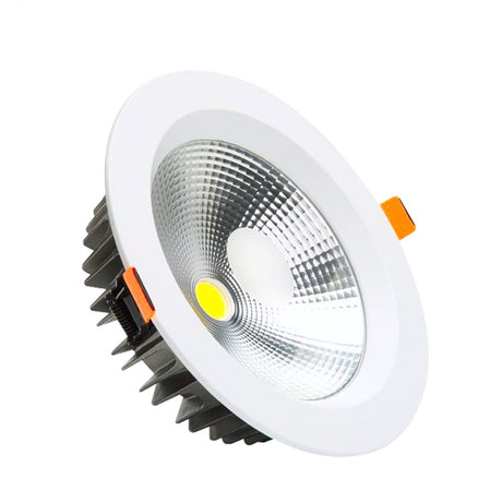 Downlight LED 7W 12W 20W 30W 40W 85-265V Dimmable LED Recessed COB Ceiling Down Lights Bathroom Kitchen Spot Lighting