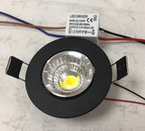 Downlight Spot LED Ceiling Lights 3w 20pcs/lot Down Power Warm Color With Epic star 300-360lm High Brightness