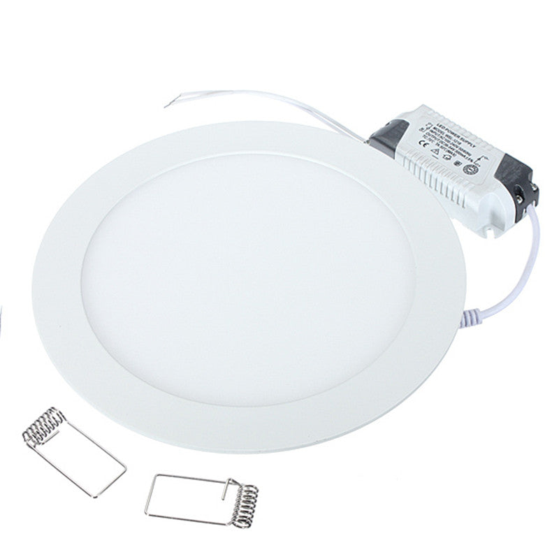 LED Dowinlight 20pcs/lot Ultra Thin Design 25W Ceiling Recessed Grid LED Downlight / Slim Round Panel Light