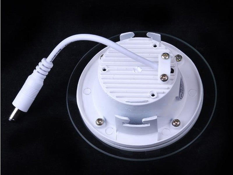 LED Downlight COB Dimmable 7W 10W 12W 15W 20W 30W LED COB Panel Light AC85-265V Recessed COB Downlight Glass Cover LED Spot bulb