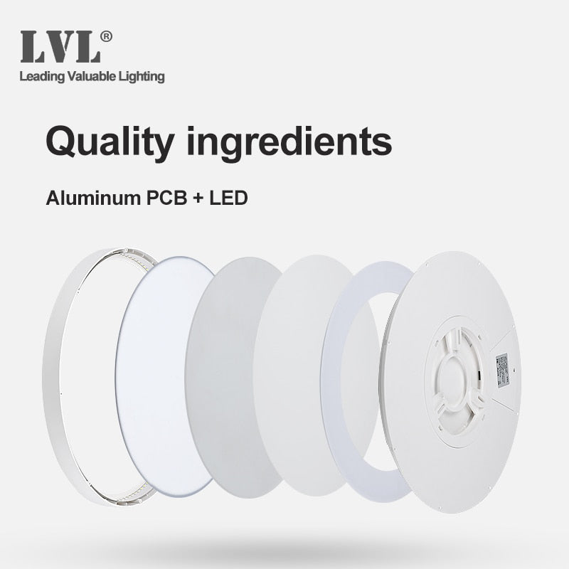 Modern LED Smart Ceiling Light Dimmable Home Lighing WiFi Tuya App AI Voice Control Ultrathin Surface Mounting Ceiling Lamp