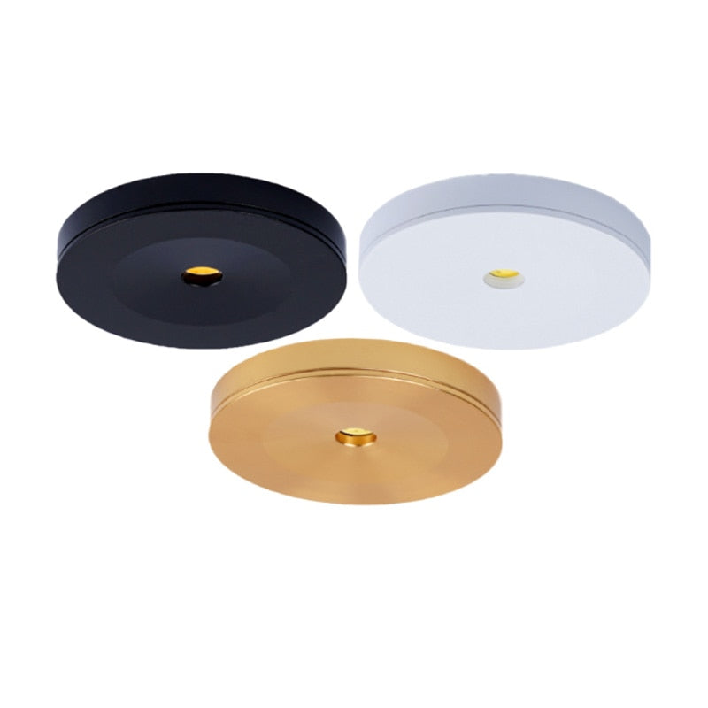 Mini LED Downlights Ultrathin 7W 220v Surface Mounted Stainless Steel Ceiling Lamp For Cabinet/Wine/Jewelry Display Lighting