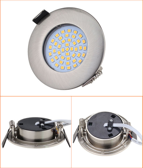 LED Downlight 6PCS 230v 3 inch warm white 3000k recessed ceiling lighting adjustable ultra slim 5w led downlight