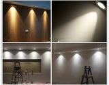 Dimmable LED Downlight 7W 10W 15W 18W 85-265V COB LED DownLights Dimmable COB Spot Recessed Down light Light Bulb white body