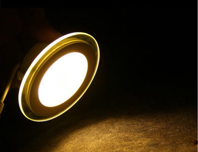 LED Downlight COB Dimmable 7W 10W 12W 15W 20W 30W LED COB Panel Light AC85-265V Recessed COB Downlight Glass Cover Down Light