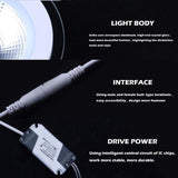 LED Downlight COB Dimmable 7W 10W 12W 15W 20W 30W LED COB Panel Light AC85-265V Recessed COB Downlight Glass Cover Down Light