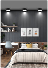 LED Downlight Mini Surface Mounted AC85-265V 5W 10W 15W Panel Spot Light Ultra Thin Ceiling Lamps  Indoor Lighting For Kitchen