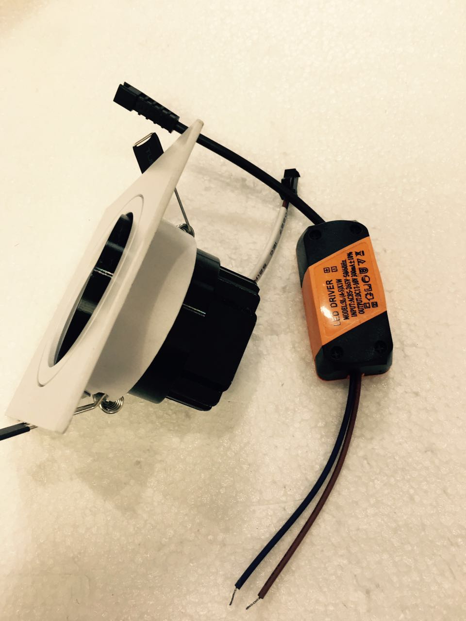 LED Downlights 10pcs Square Bright Recessed Led Square Downlight Cob 7w Led Spot Light Decoration Ceiling Lamp Ac 110v 220v