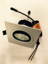 LED Downlights 10pcs Square Bright Recessed Led Square Downlight Cob 7w Led Spot Light Decoration Ceiling Lamp Ac 110v 220v