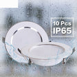 LED Downlight 10pcs lot Dimmable Waterproof LED Down lights 5W 7W 9W 12W 15W 18W LED Downlight  Outdoor Leds Ceiling Lamp For Bathroom Bulb