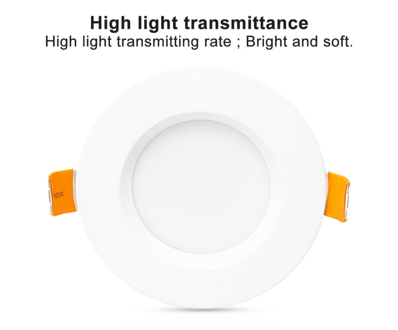 GLEDOPTO Zigbee ZLL 6W/9W/12W RGB+CCT LED Ceiling Light Smart Home Waterproof Remote Control Downlight work with Alexa Echo Plus