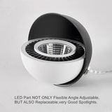 Dimmable Lights LED Ceiling Spot Light Embedded Angled Downlight 10W 14W 20W 24W Rectangle Downlight AC85-265V