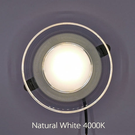 LED Downlight 10pcs Light guide LED Downlight Round Shape Acrylic Panel Lights Ceiling Recessed Lamps 3W 5W 7W 9W 12W 15W High Brightness