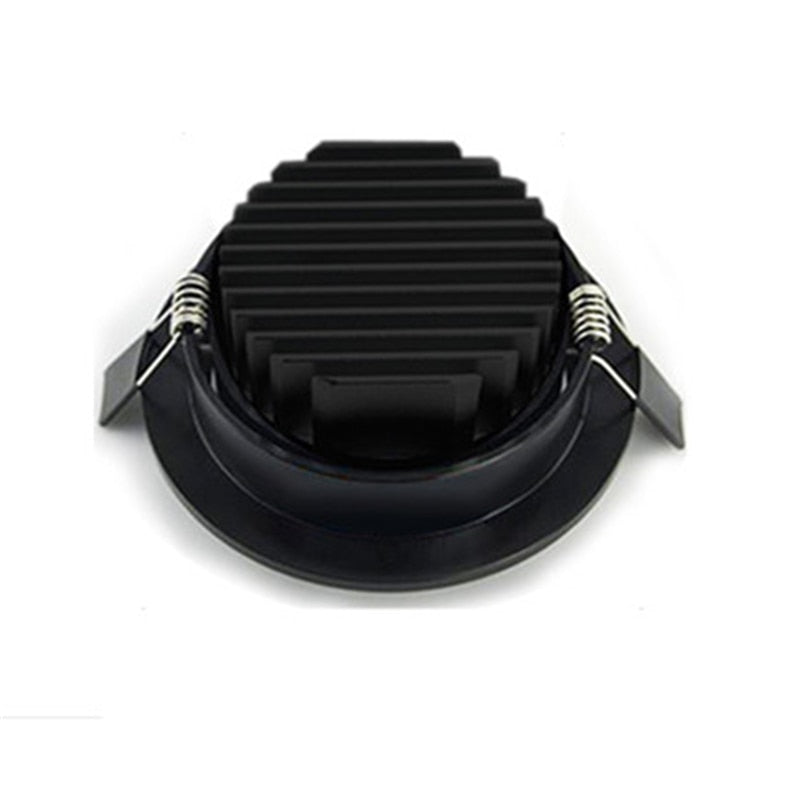 LED Downlight 10X Dimmable Fog Black LED COB LED Spot Light Downlight 5W 7W 9W 12W 85-265V recessed downlight recessed indoor downlight