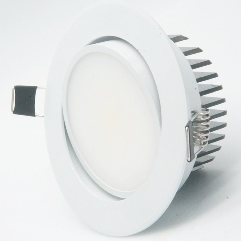 LED Downlight 10X NEW 5W 9W 12W Dimmable Led light COB Ceiling  85-265V ceiling recessed Lights Indoor Lighting + LED driver
