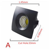 Downlight 10pcs Dimmable Mini LED downlight 5W COB Downlight  Cabinet  AC85-265V LED  Jewelry lamp bookcase led ceiling