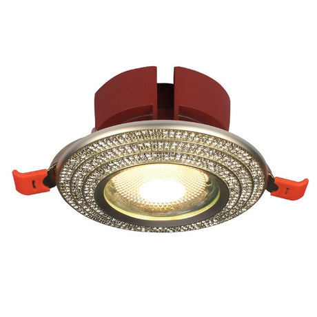 LED Downlight Spot led man-made crystal diamond Anti-glare Aluminum sparkling Recessed LED Spot Lighting AC90-260V CRI>93
