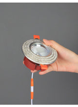 LED Downlight Spot led man-made crystal diamond Anti-glare Aluminum sparkling Recessed LED Spot Lighting AC90-260V CRI>93