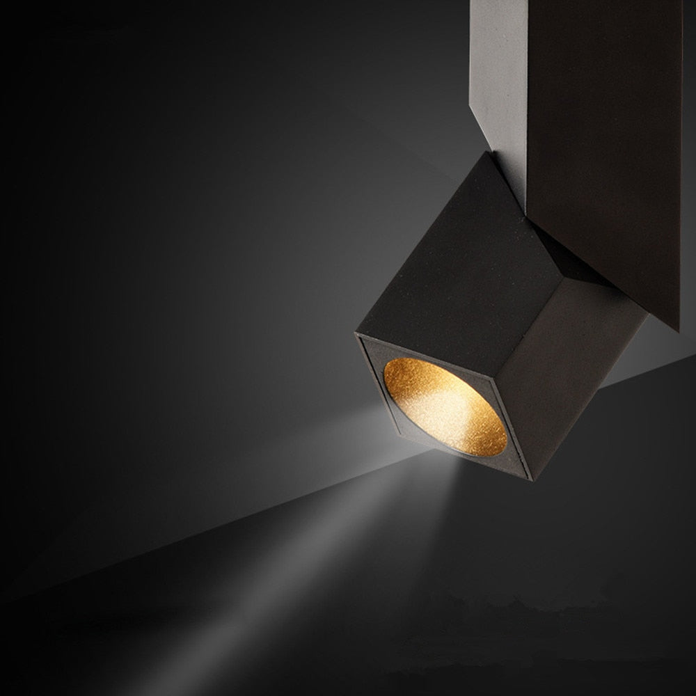 DBF CRI&gt;90 Angle Adjustable Surface Downlights Dimmable 10W 12W 15W Square Ceiling Spot Light AC 110V 220V Lighting Fixtures