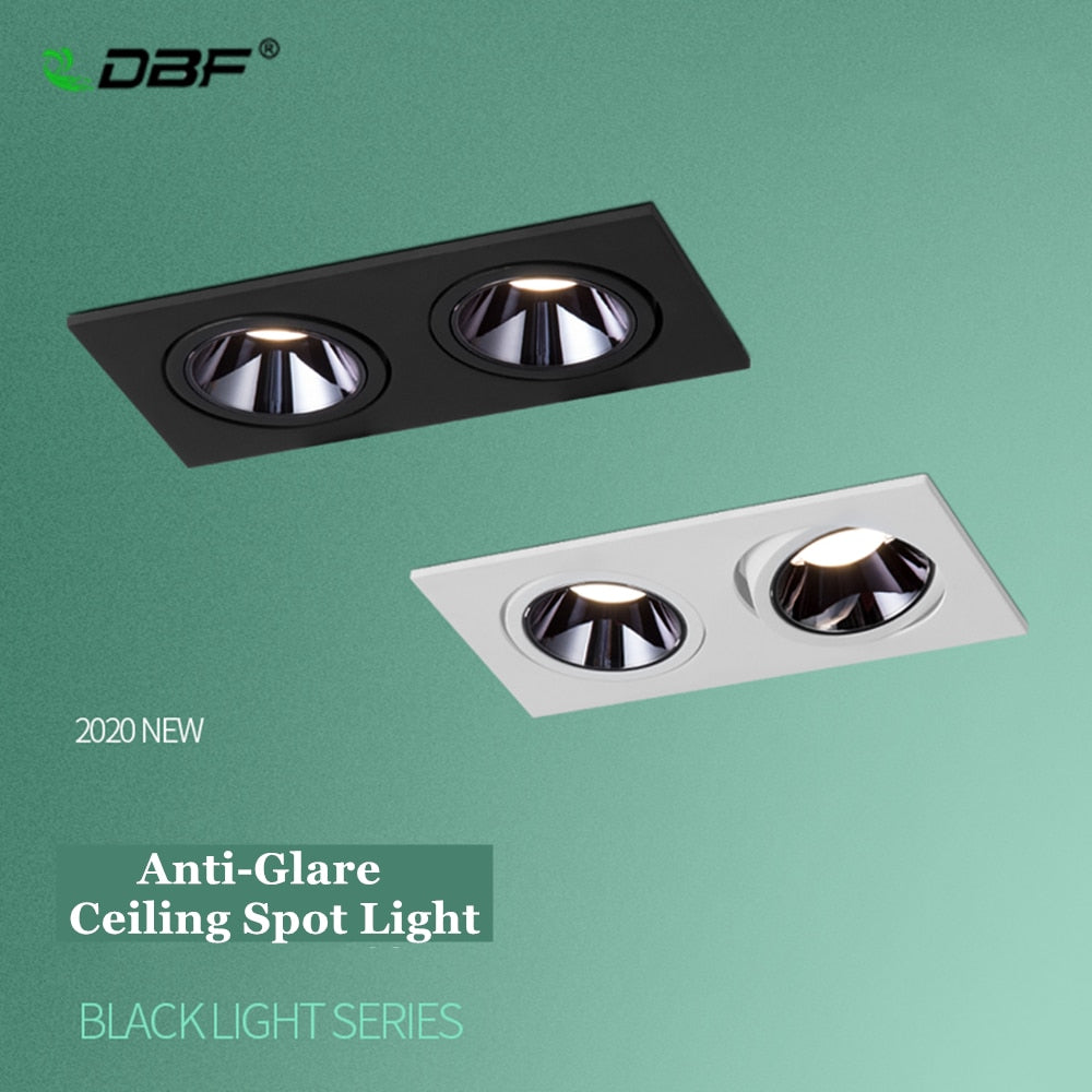 LED Embedded Ceiling Spot Light 14W 24W Square Ceiling Recessed Spot Light for Living room Home Aisle