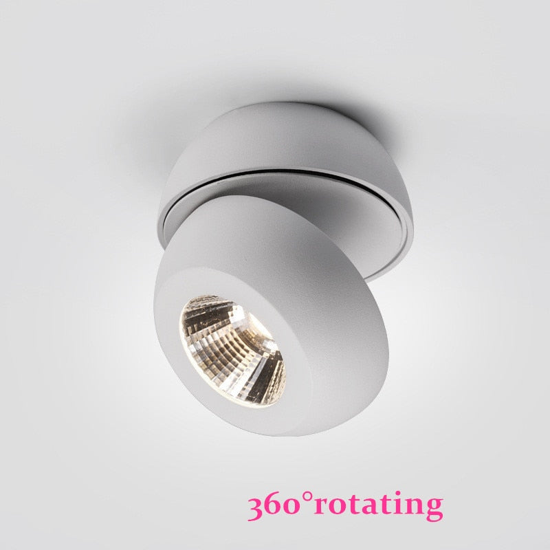High quality super bright surface mounted LED dimmable downlights 10W 15W 20W 30W 40W 60W AC85-265V COB ceiling lamp spot lights
