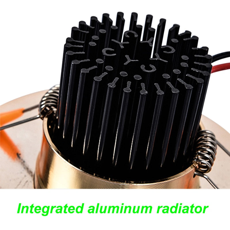 LED 4pcs/lot 5W Downlights Recessed Ceiling Spot Lamps COB Dimmable Down Lights 110V 220V Driver Included replacement for halogen