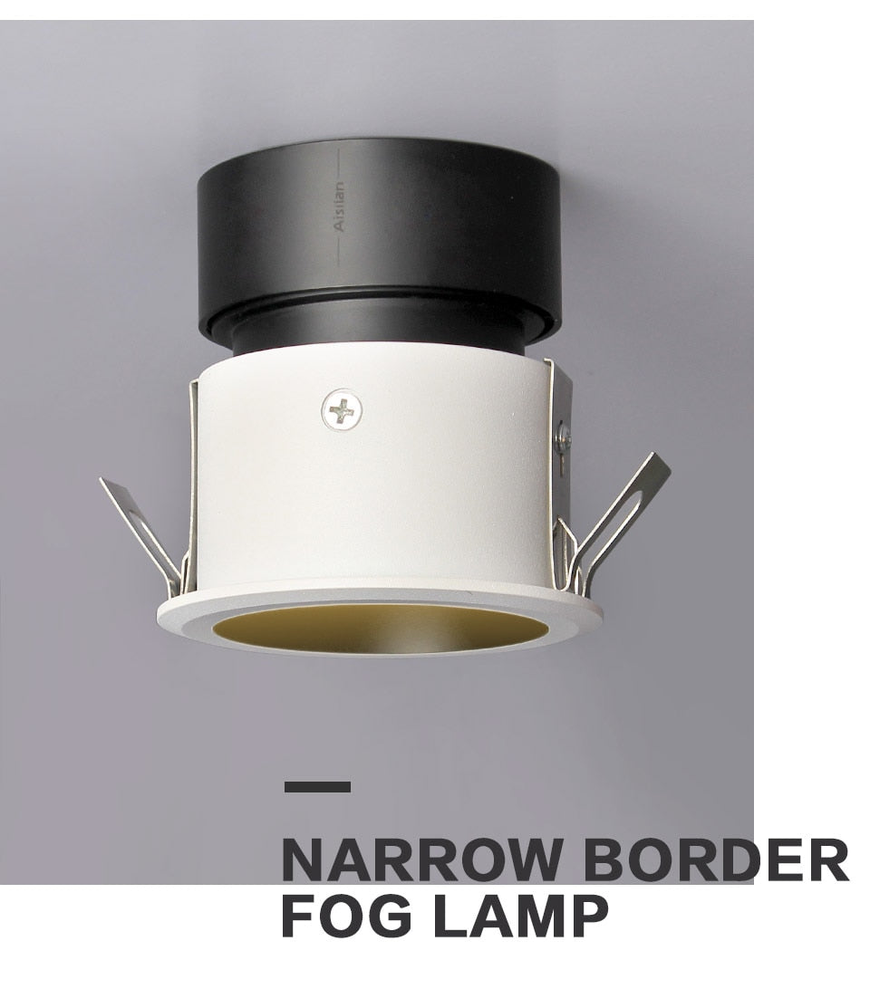 Aisilan Modern Nordic style waterproof free rotation downlight for bathroom bedroom living room kitchen Foyer AC85-260V 5W