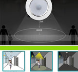 LED Downlight PIR Motion Sensor Ceiling Lamps 7W 9W 12W Smart Home Step Light Wall Corridor Lamp Hallway Stairs Depot Lighting