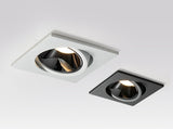 New Anti-glare LED Recessed Downlight Dimmable 7W 12W Ceiling Spot Light AC 110V/220V Angle Adjust Square Spot Lights