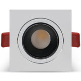 New Anti-glare LED Recessed Downlight Dimmable 7W 12W Ceiling Spot Light AC 110V/220V Angle Adjust Square Spot Lights