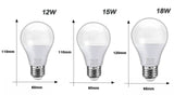 LED Light Bulb 18W 15W 12W 9W 6W 3W 240V 220V 6pcs/Lot E27 Lampara LED Lamp Indoor Lighting For Home Chandeliers Spotlight