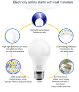 LED Light Bulb 18W 15W 12W 9W 6W 3W 240V 220V 6pcs/Lot E27 Lampara LED Lamp Indoor Lighting For Home Chandeliers Spotlight