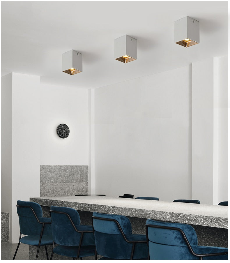 Square LED Spotlight Corridor / Cloakroom for Living room, Kitchen, Bedroom Ceiling lights 10W 20W Downligh  AC100-240V