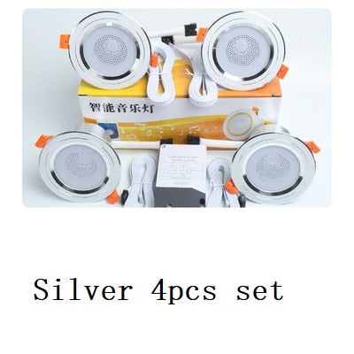 APP Remote Control LED Ceiling Round Downlight Led Downlight Bluetooth APP Control Smart Light Bluetooth 4.0 Music Light