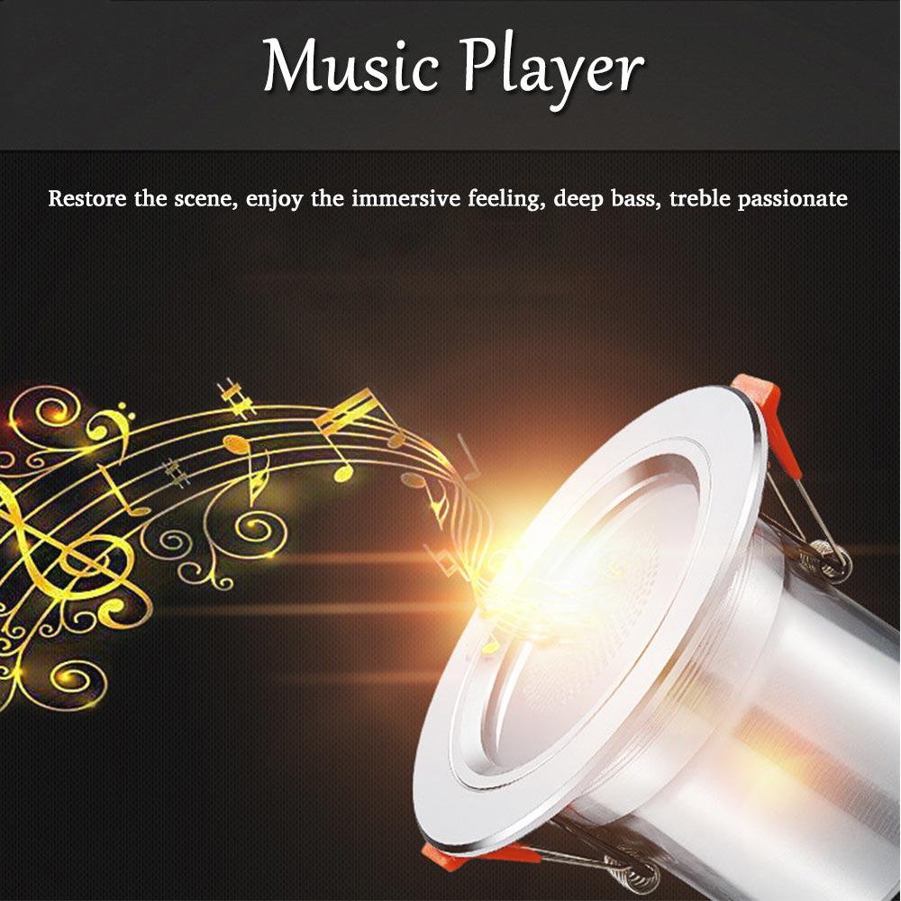 APP Remote Control LED Ceiling Round Downlight Led Downlight Bluetooth APP Control Smart Light Bluetooth 4.0 Music Light