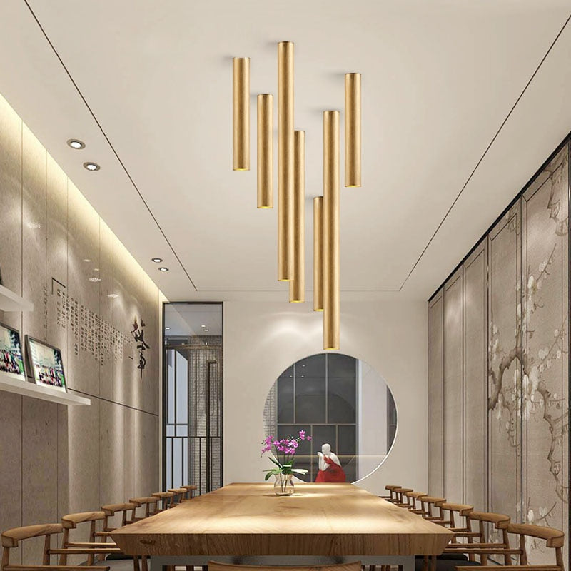 Led Downlight Long Tube Surface Mounted Led Spot Modern Aluminum Spot Light Indoor Living Room Kitchen Store Office Ceiling Lamp