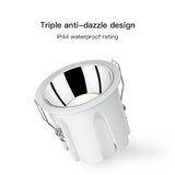 10W IP44 Waterproof LED Downlights 220V to 240V Recessed COB Ceiling Spots led Lamps For Bathroom Kitchen Indoor Lighting