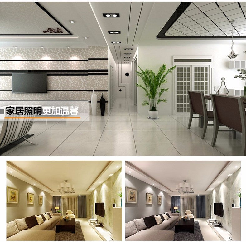 LED Downlights 5W 10W Dimmable 230V Square Brush silver LED Ceiling Lamp 15W Down Light for Kitchen/Home/Office Indoor Lighting