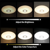 LED Ceiling Light 18W Dimmable Modern Surface Mounted Led Panel Ceiling Lamp for Living Room Bedroom Kitchen Lighting Fixture