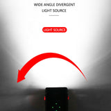 LED Bicycle Light 10W 800LM USB Rechargeable Power Display Mountain Road Bike Front Lamp Flashlight Cycling Equipment